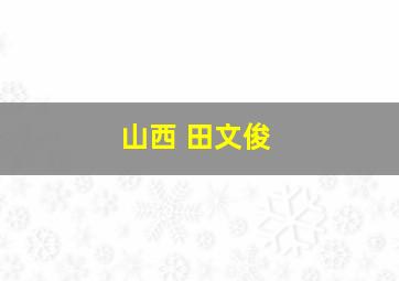 山西 田文俊